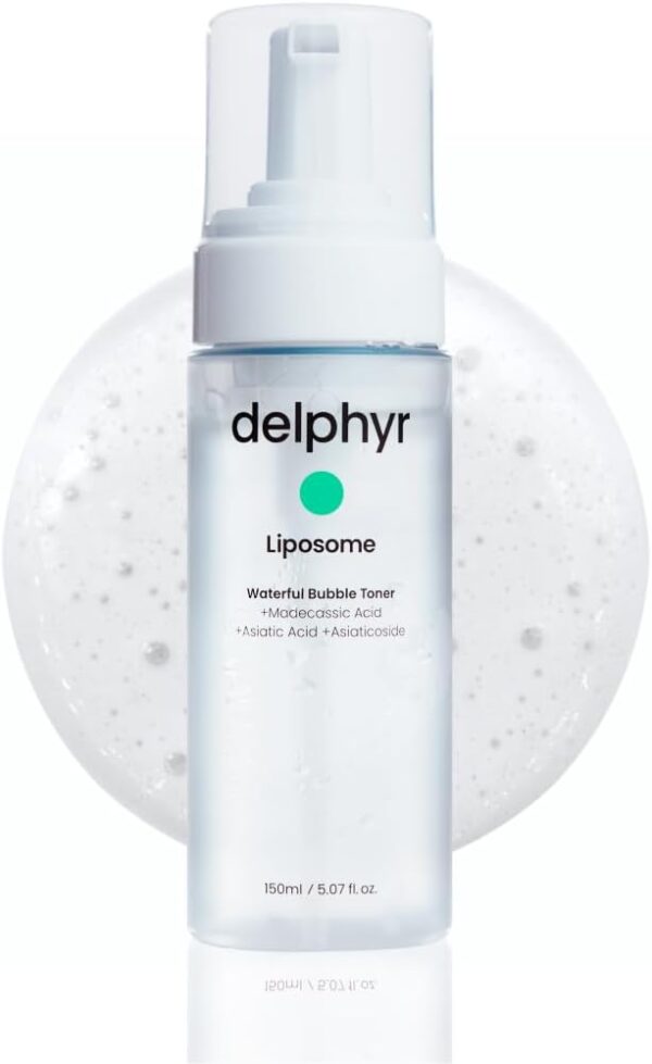 Liposome Waterful Bubble Toner, Hydrating Foam Toner for Sensitive Skin with Centella Asiatica TECA, Korean Skincare for Trouble Care (5.07 fl. oz, 150ml)