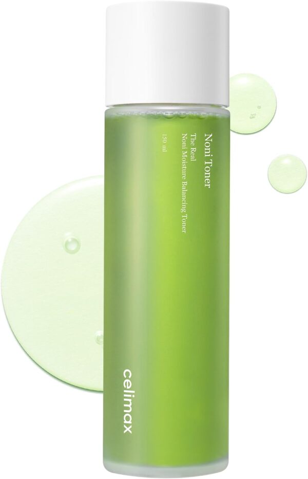celimax Noni Moisture Balancing Toner | with Noni Extract, Facial Astringent, Hydrating, Exfoliating, for Sensitive Dry Skin, Fine Lines, Korean Skincare, 150ml