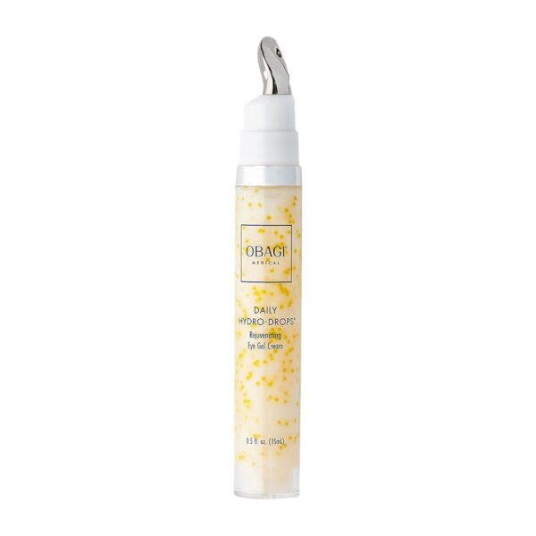 Obagi Daily Hydro-Drops Rejuvenating Eye Gel Cream – Reduces the Appearance of Dark Circles & Instantly Brightens, Smooths, & Depuffs Eyes – 0.5 oz