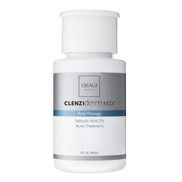 Obagi CLENZIderm M.D. Pore Therapy Exfoliating BHA Toner - Unclogs Pores with 2% Salicylic Acid Acne Treatment – 5 oz