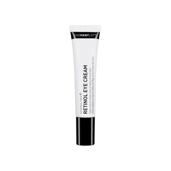 The INKEY List Retinol Eye Cream 0.5 oz/15ml, Reduce Wrinkles and Fine Lines, Night Cream, Vegan Friendly, Suitable For All Skin Types