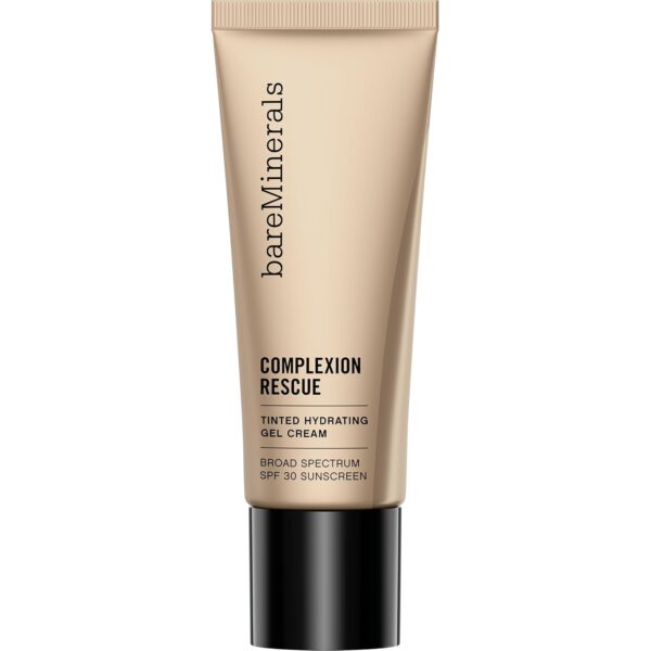 bareMinerals Complexion Rescue Tinted Moisturizer for Face with SPF 30, Vegan Tinted Mineral Sunscreen with Hyaluronic Acid