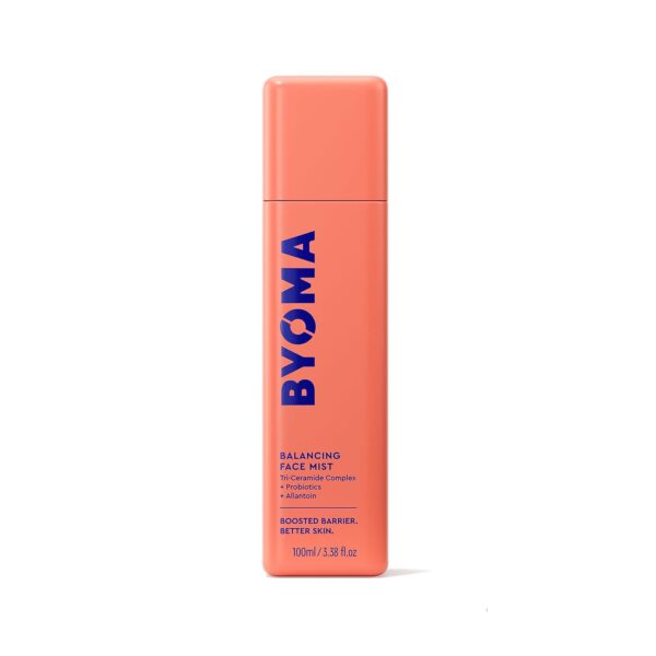 BYOMA Balancing Face Mist - pH Balanced Face Toner with Ceramides, Probiotics & Allantoin - Alcohol Free Toner Spray - Balance, Soothe & Refresh Throughout The Day - 3.38 fl. oz