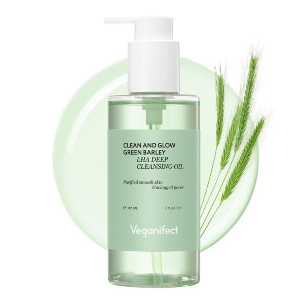 LHA Deep Cleansing Oil, Makeup, Blackhead and Whitehead Remover, Korean Skin Care, Vegan, 6.93 Fl Oz (New)
