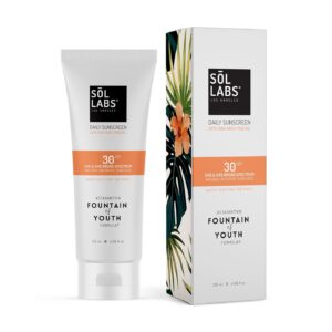 Natural Mineral Sunscreen SPF 30 for Face & Body – No White Cast Zinc Oxide, Lightweight, Reef-Safe Hydrating Daily Moisturizer – Korean Formulated Skin Care for All Skin Types